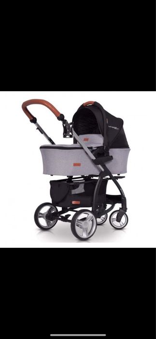 Коляска 2в1 від 0 до 3р + москітна сітка рюкзак на речі та дощовик