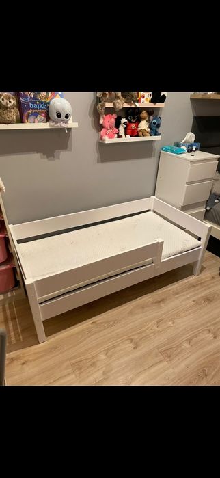 Łóżko dziecięce z materacem rucken 70x140