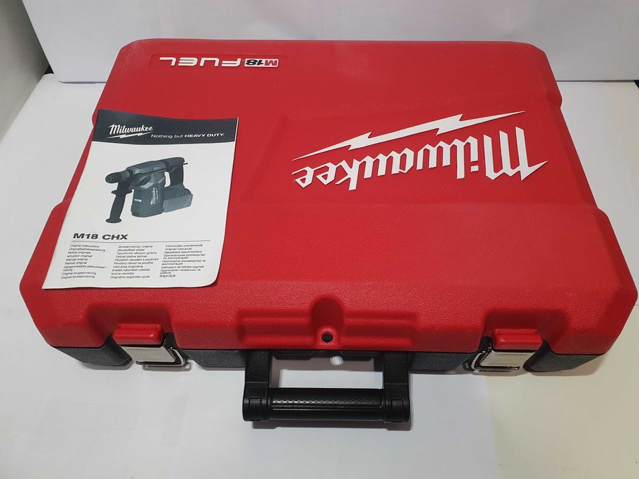 Pusta skrzynka walizka do wiertarka młotowiertarka MILWAUKEE M18 CHX-CH- FH- BLHX- BLH SDS-PLUS 18v Jak Nowa