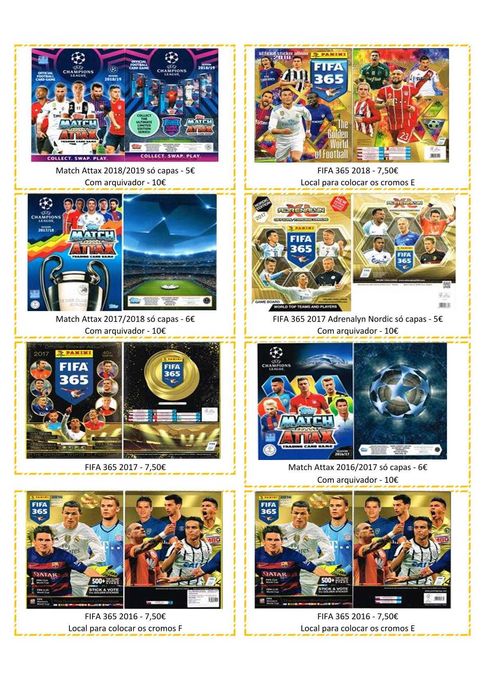 Cadernetas vazias futebol ver descrição Panini Topps e outras 2/3