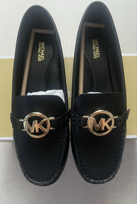 Оригінальні жіночі лофери Michael Kors Fulton Driver у чорному кольорі, US 7M (євро розмір 37, по устілці 24 см, підійдуть на вузеньку ніжку.