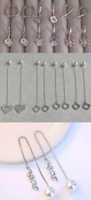 Срібні сережки, кафи 925 проби