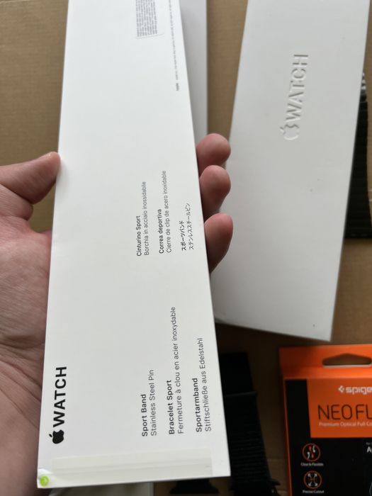 Apple Watch 7 GPS + Cellular 45mm Stal Nierdzewna (A2478) JAK NOWY !
