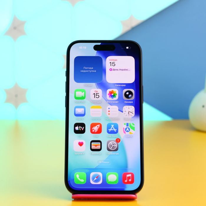 Смартфон Apple iPhone 15 128GB Black (172461) Б/У З ГАРАНТІЄЮ