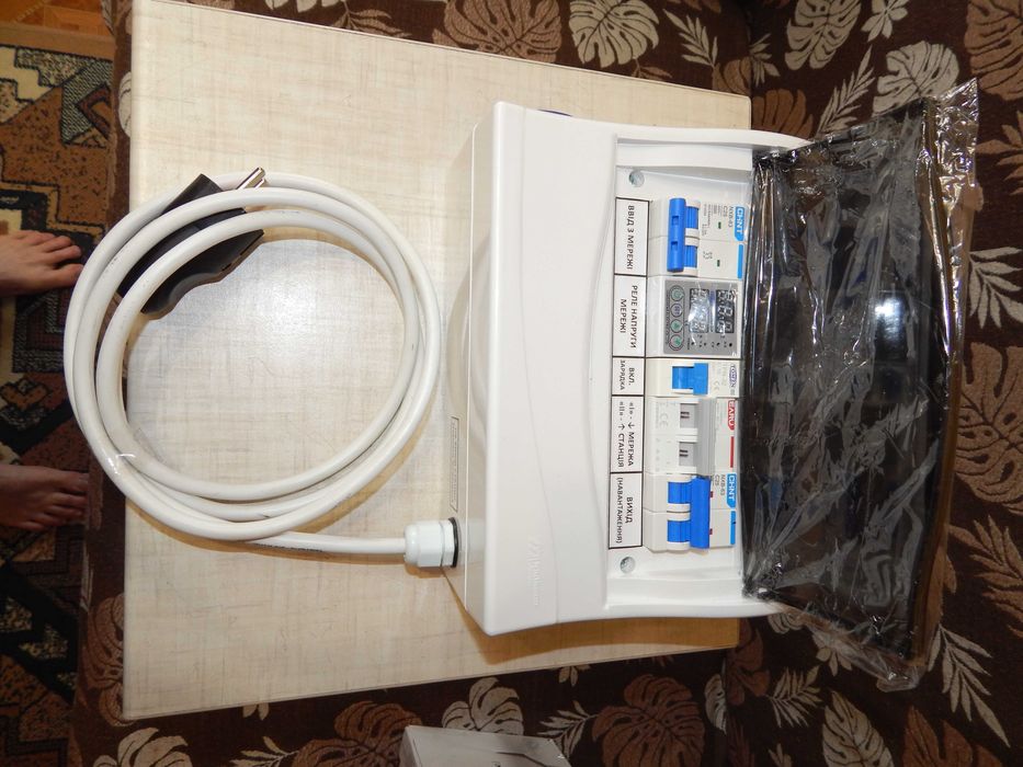 Щит підключення зарядної станції АВР Ecoflou Bluetti і т.п.