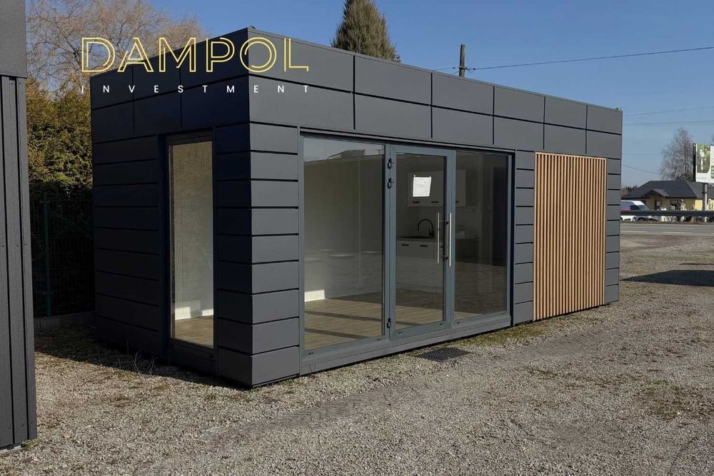 Pawilon / kontener 7×3 – sklep, biuro, kwiaciarnia, leasing