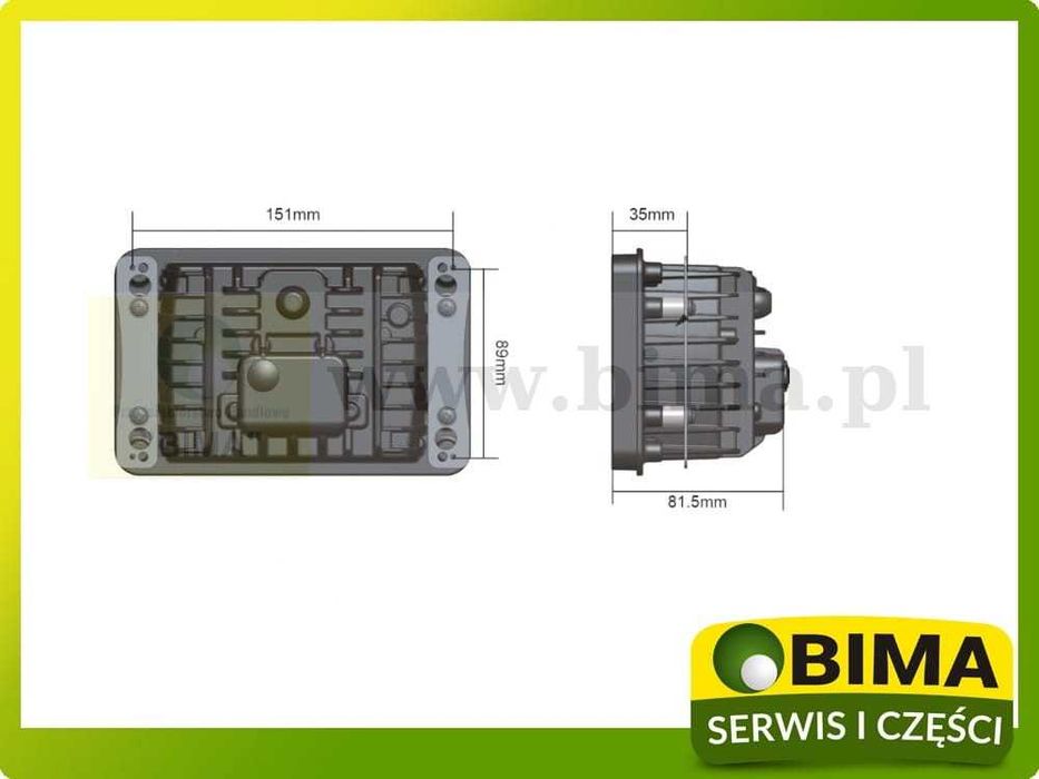 Lampa LED Massey Ferguson Renault CLAAS Ares John Deere JD New Holland