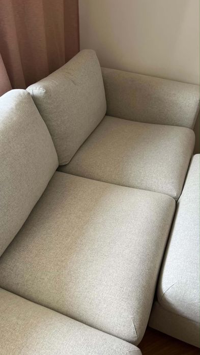 Sofa vimle 3 osobowa + pufa