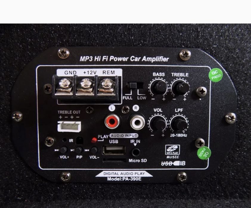 Subofer 500w z wzmacniaczem wbudowanym