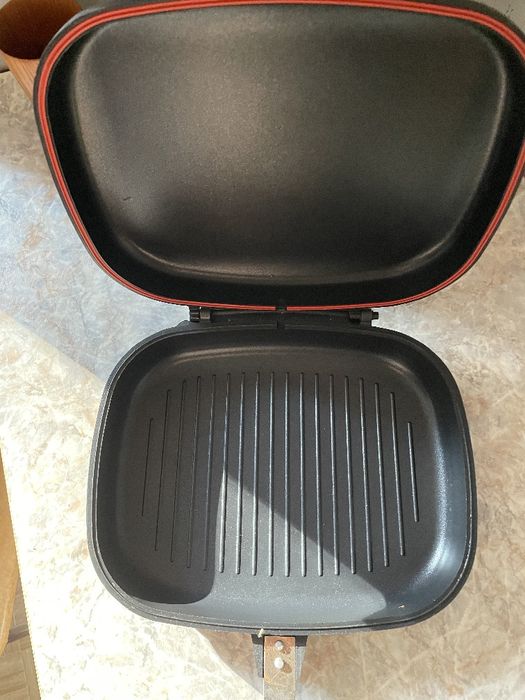 Двостороння гріль сковорода Grant| Сковорода для грилю Grant