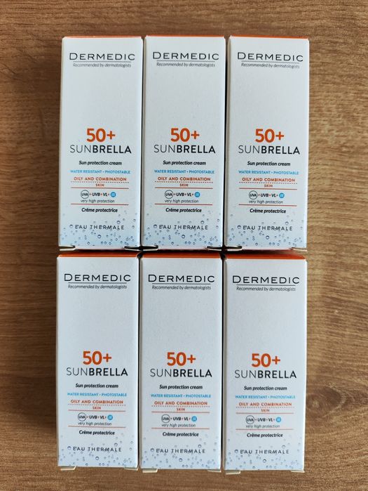 Dermedic Sunbrella krem z filtrem spf50 do skóry mieszanej i tłustej