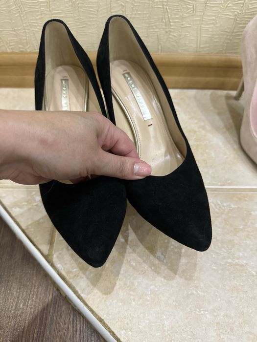 Туфлі черні замшеві розмір 40