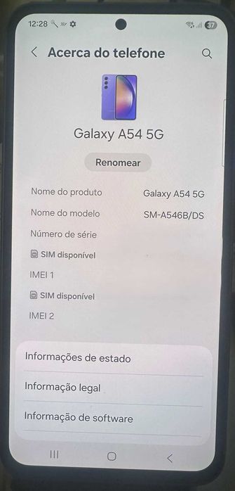 Samsung a54 5G Roxo