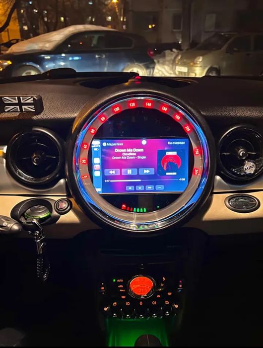 Rádio Android 14  com GPS Mini R55 R56 R60 (Artigo Novo) 2/32GB