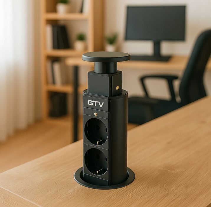 Gniazdo elektryczne chowane nablatowe nowe