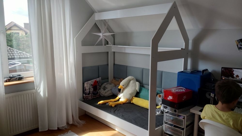 Łóżko domek stan idealny