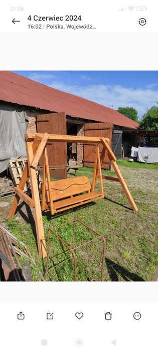 Huśtawka ogrodowa