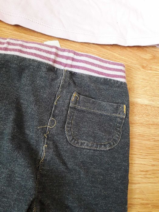 jasnofioletowa bluzka 80 legginsy gratis