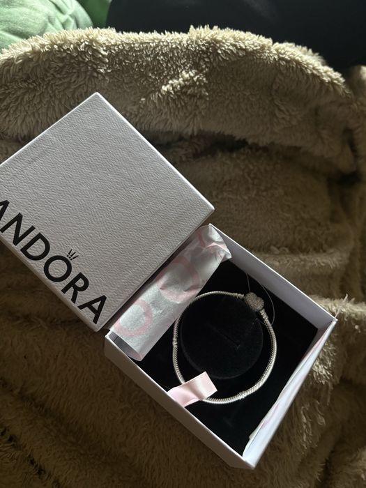 браслет Pandora Пандора з шармом сердечком з талоном з чеком