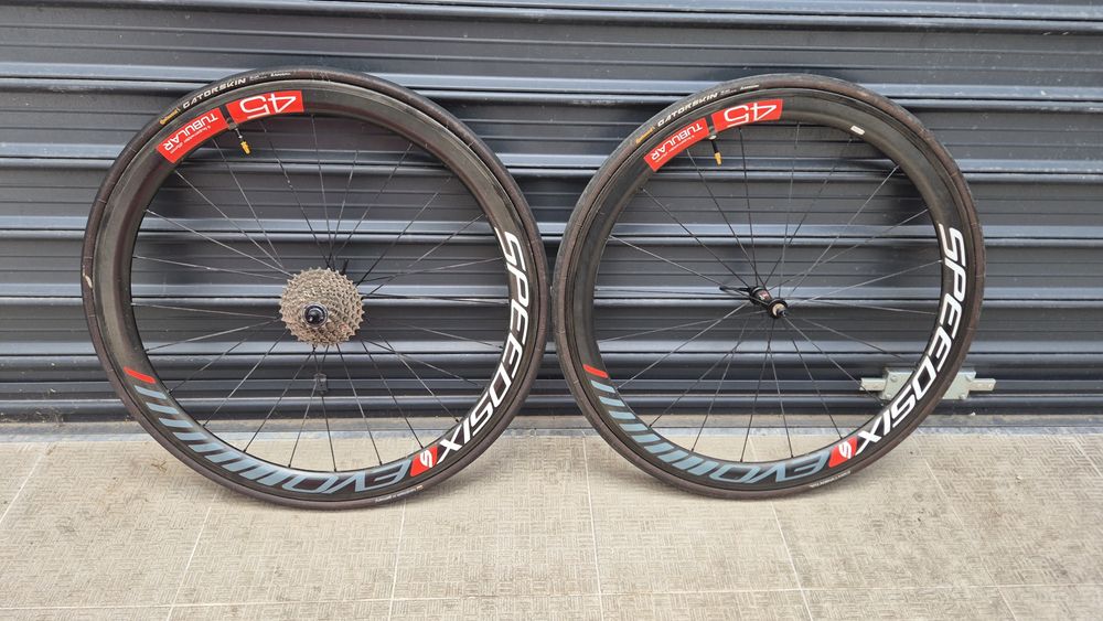 Rodas carbono Speedsix 45 tubular