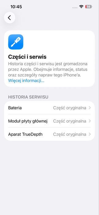 Iphone 14 128GB, biały, white, bateria 99%