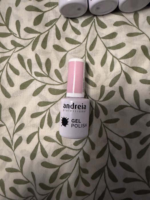 Lote 5 Vernizes Gel Andreia Professional (Gel Polish + Builder Gel + Base/Top Coat)