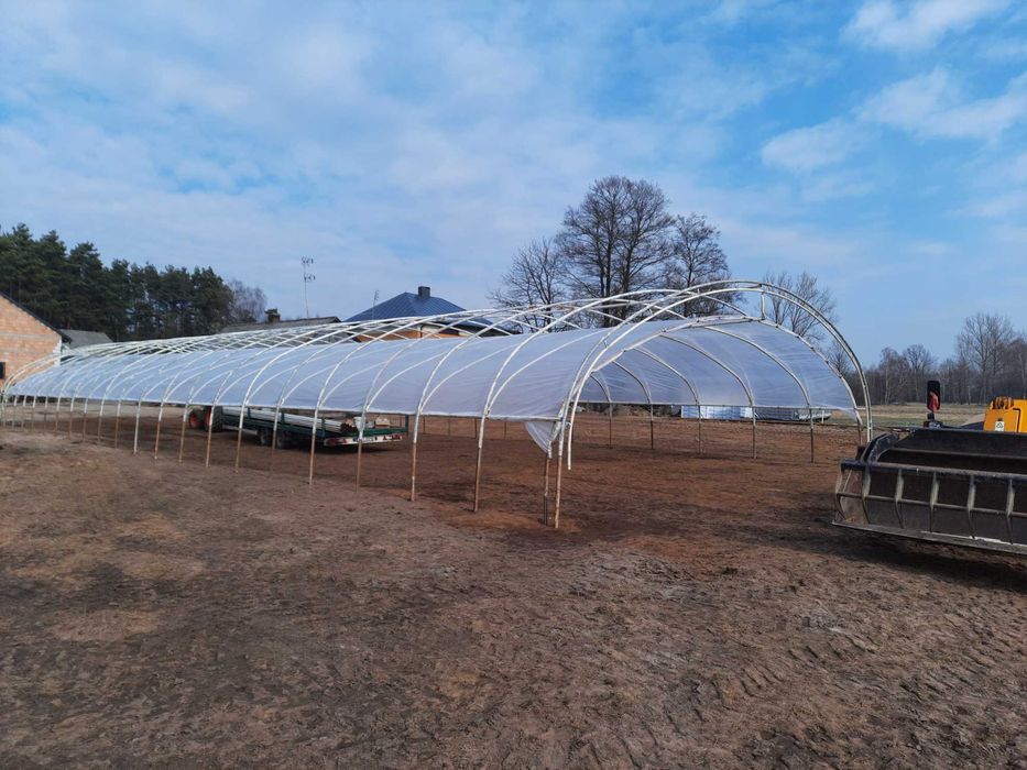 Konstrkcje tunelowe  stalowe wiaty pod plandeki