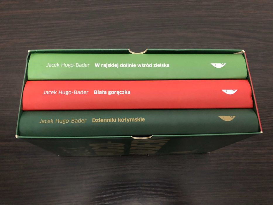box 3x książki jacek hugo - bader