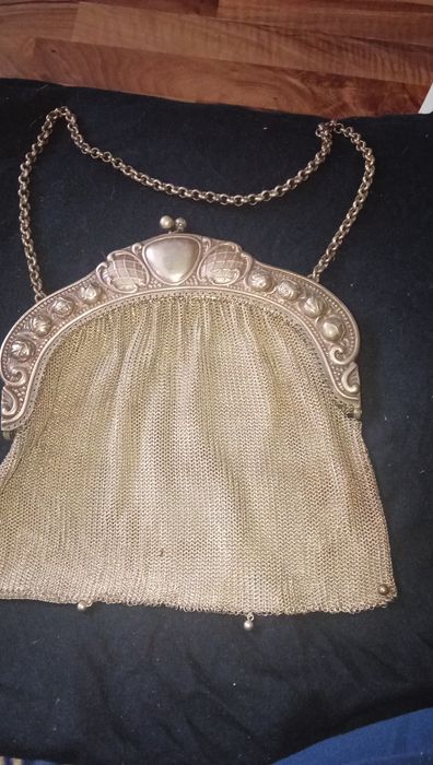 Antyczna torebka wieczorowa z epoki Art Deco
