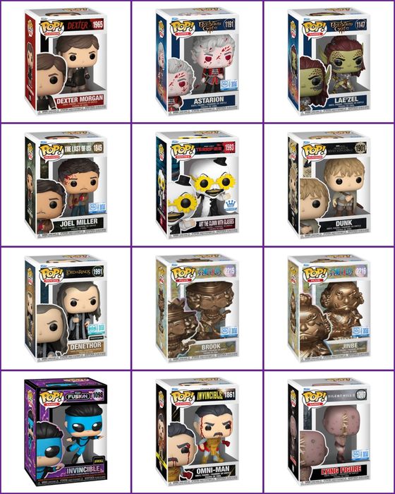 Новинки! Оригінальні Funko POP різних серій (дивіться всі фото)