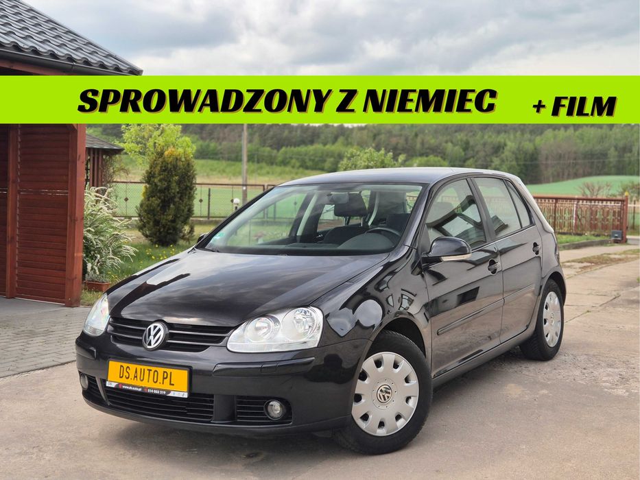 VW Golf V • 1.9 TDI • 2007 • 5 drzwi • HAK • CLIMATRONIC • PDC • z Niemiec