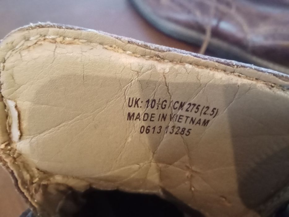 buty męskie CLARKS skóra naturalna rozmiar 10,5