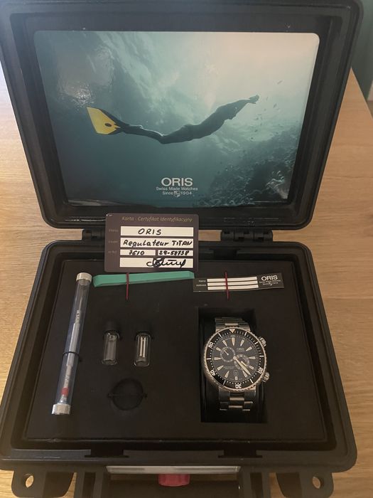 Oris Regulateur "Der Meistertaucher"Tytan, Omega, Tag heuer,