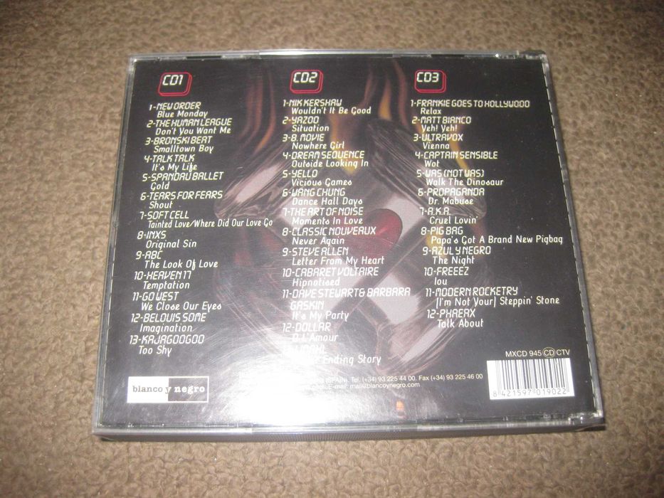 CD Triplo da Coletânea "I Love Tecno Pop"