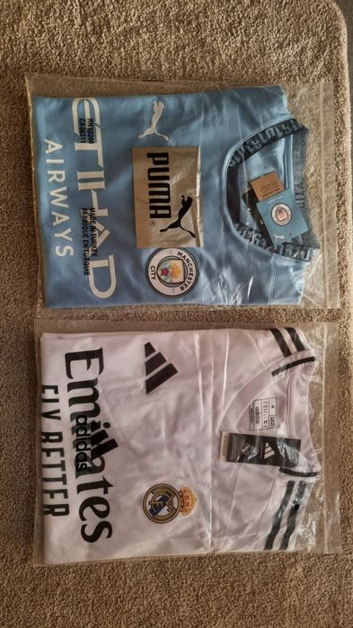 Pack Camisolas (Real Madrid + Manchester City) 24/25