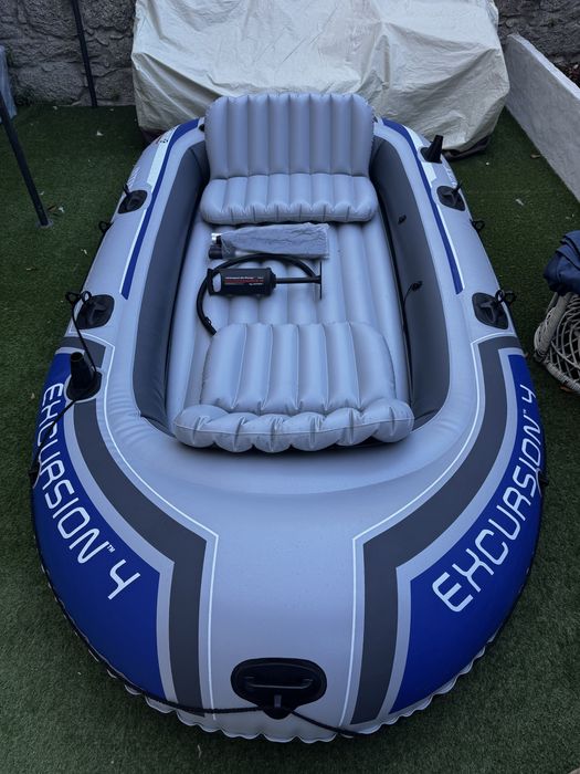 Barco Insuflável Intex Excursion 4 – 4 Pessoas + Acessórios