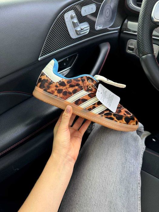 Женские кроссовки Аdidas Samba Pony Wales Bonner Leopard. 36-40
