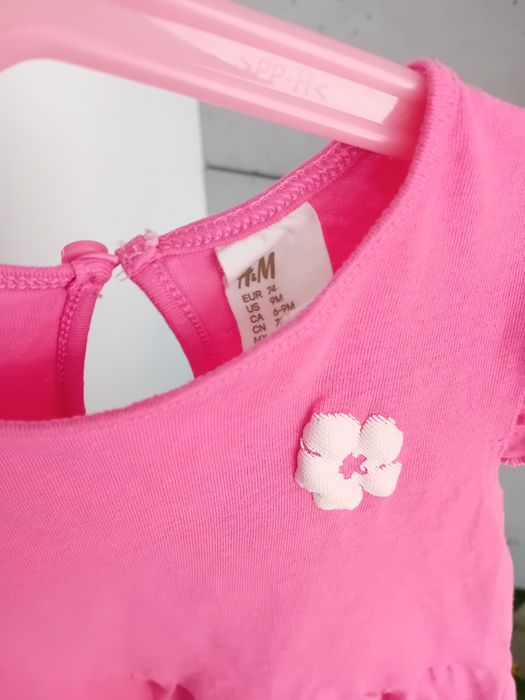 Sukienka r.74 H&M letnia zwiewna niemowlęca