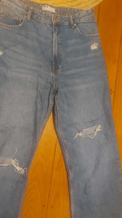 Calças usadas de ganga n 44
