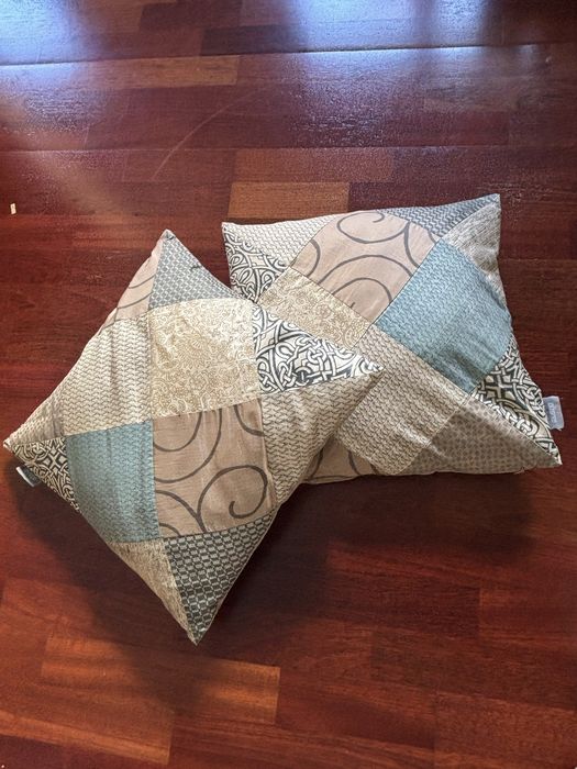 2 conjuntos de almofadas - azul