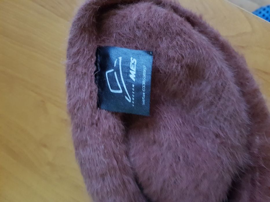 Beret damski - 60% angora