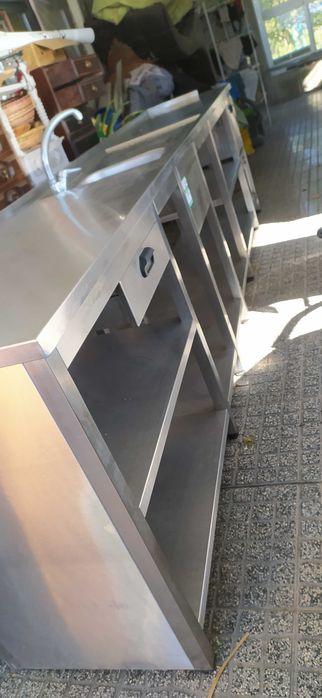 Escaparate em inox