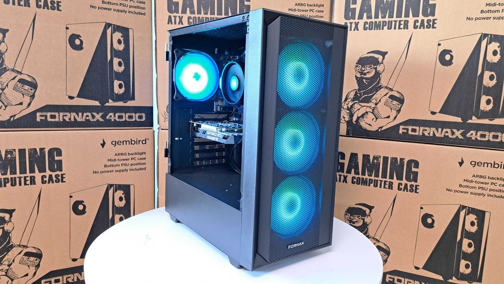 OD RĘKI Komputer gamingowy Ryzen 5 16gb 512ssd RTX 3050 Windows 11 GW24MC FV23% RATY0% komputerygamingowe.com