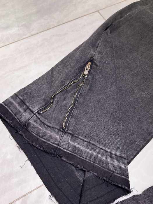 Black Flared Jeans with Zippers