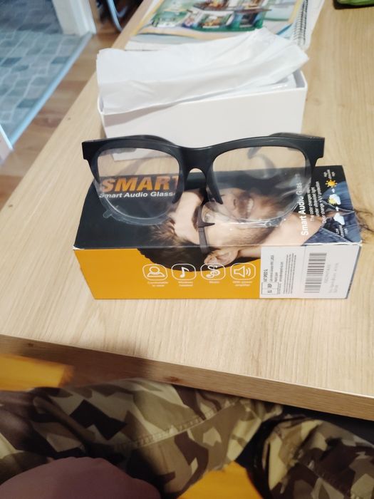 Okulary bluetooth muzyka odbieranie połączeń