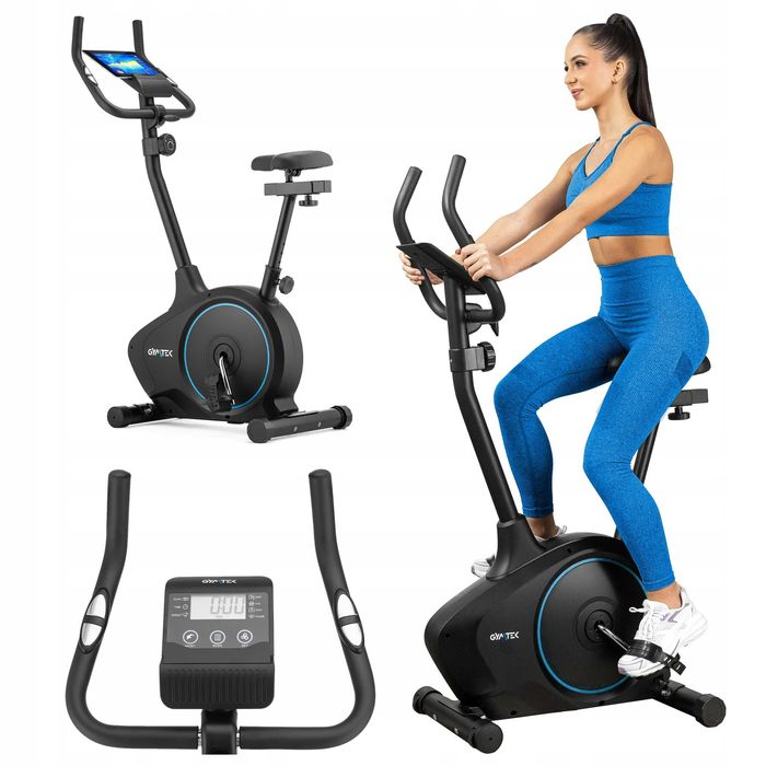 Велотренажер Gymtek XB1400 До 150 кг. (Польща) Магнітний велотренажер для дому. Маховик 8кг. Велотренажер магнитный