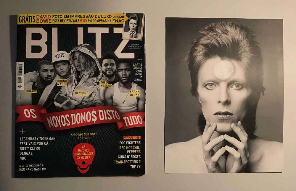 David Bowie - Foto Artística - Impressão de Luxo - 28x21,5cm