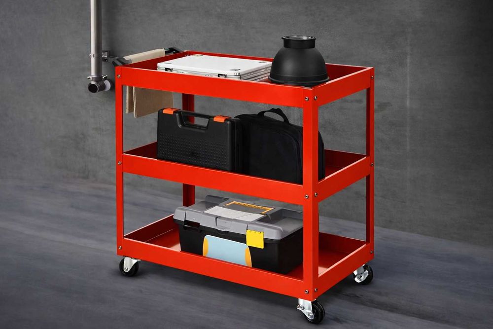 Візок для інструменту в СТО гараж майстерню инструментальная тележка