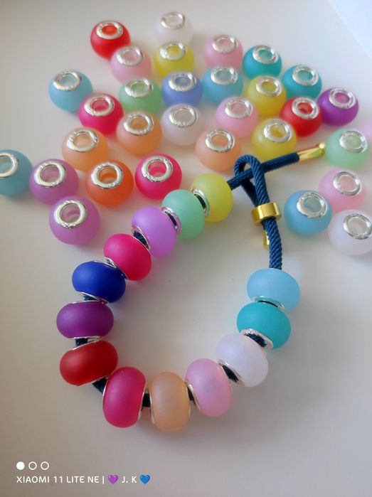 Nowy charms w stylu murano do bransoletki modułowej
