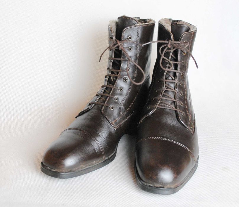 Sztyblety jeździeckie ocieplane jagnięcym futerkiem rozmiar 41/42